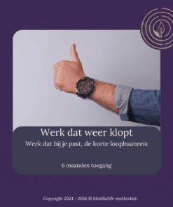 Werk dat weer klopt