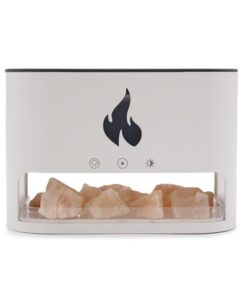 Blaze Aroma Diffuser - Himalayan Salt Chamber - USB-C - Flame Effect