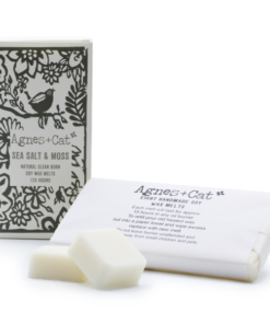 Agnes + Cat Cadeaubox van 8 Wax Melts - Zeezout + Mos