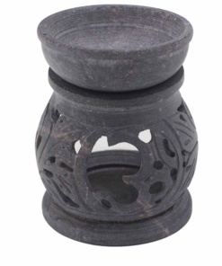 Kleine Zeepsteen Oliebrander 8cm - Om
