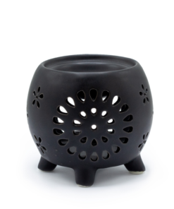 Squat Pot Geurbrander Flower Burst - Mat Zwart