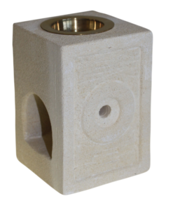 Stone Oil Burner - Square Moorish
